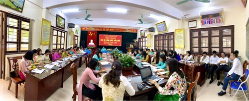 Hội nghị cán bộ, công chức, viên chức năm học 2020-2021 của Trường tiểu học Đa Tốn